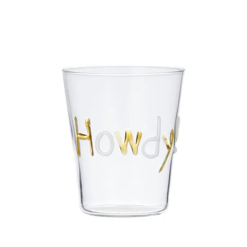 Howdy Glass Tumbler