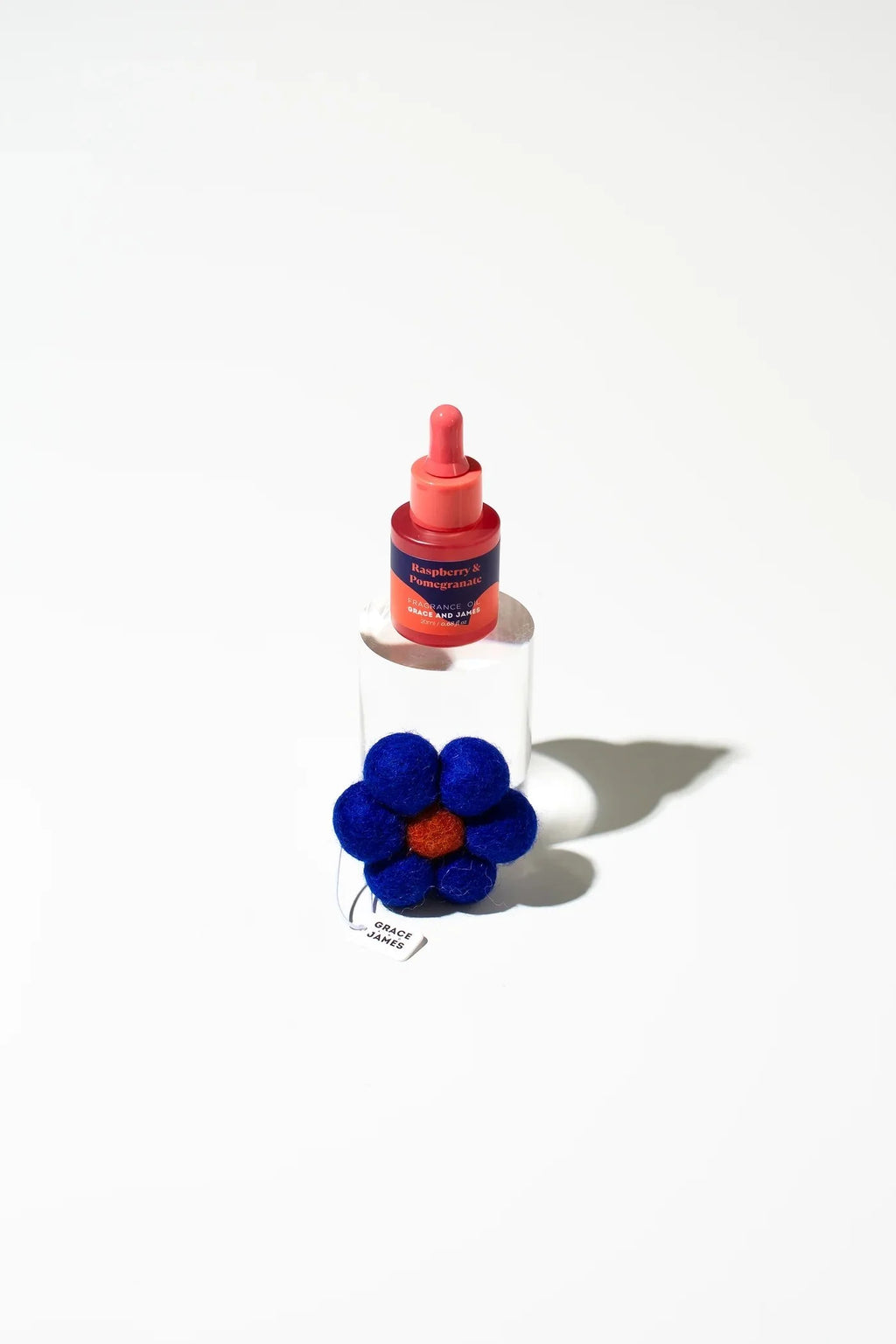 Grace and James Felt Flower Air Freshener