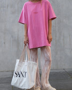 SŚAINT No Vacancy Tee - Acid Wash Pink