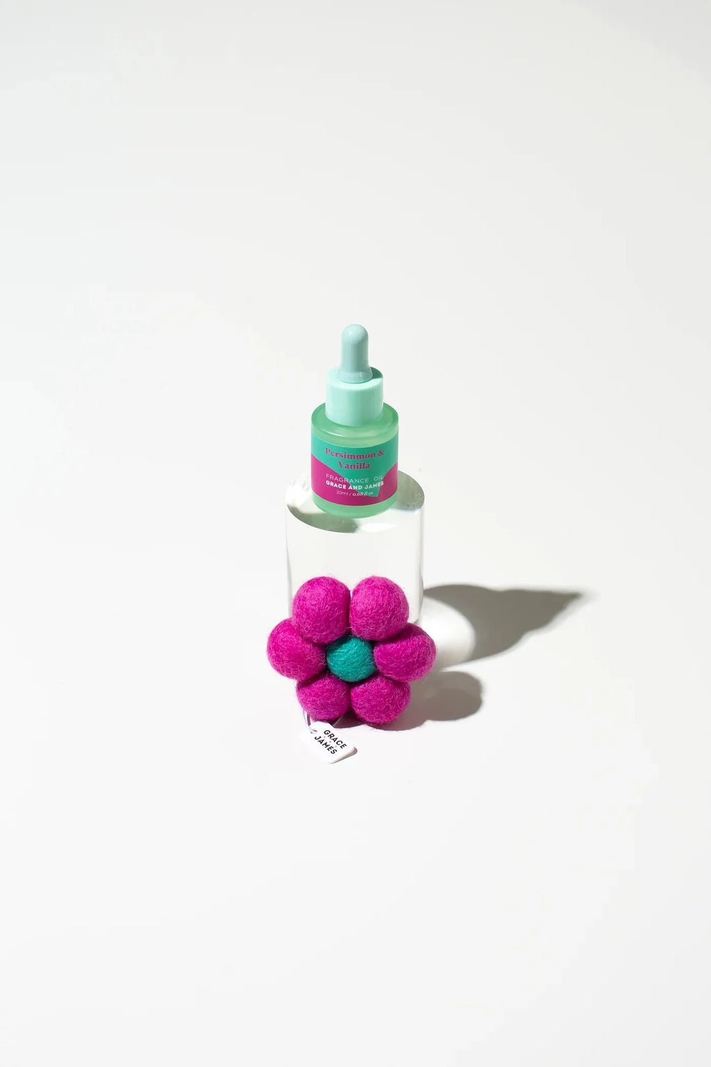 Grace and James Felt Flower Air Freshener