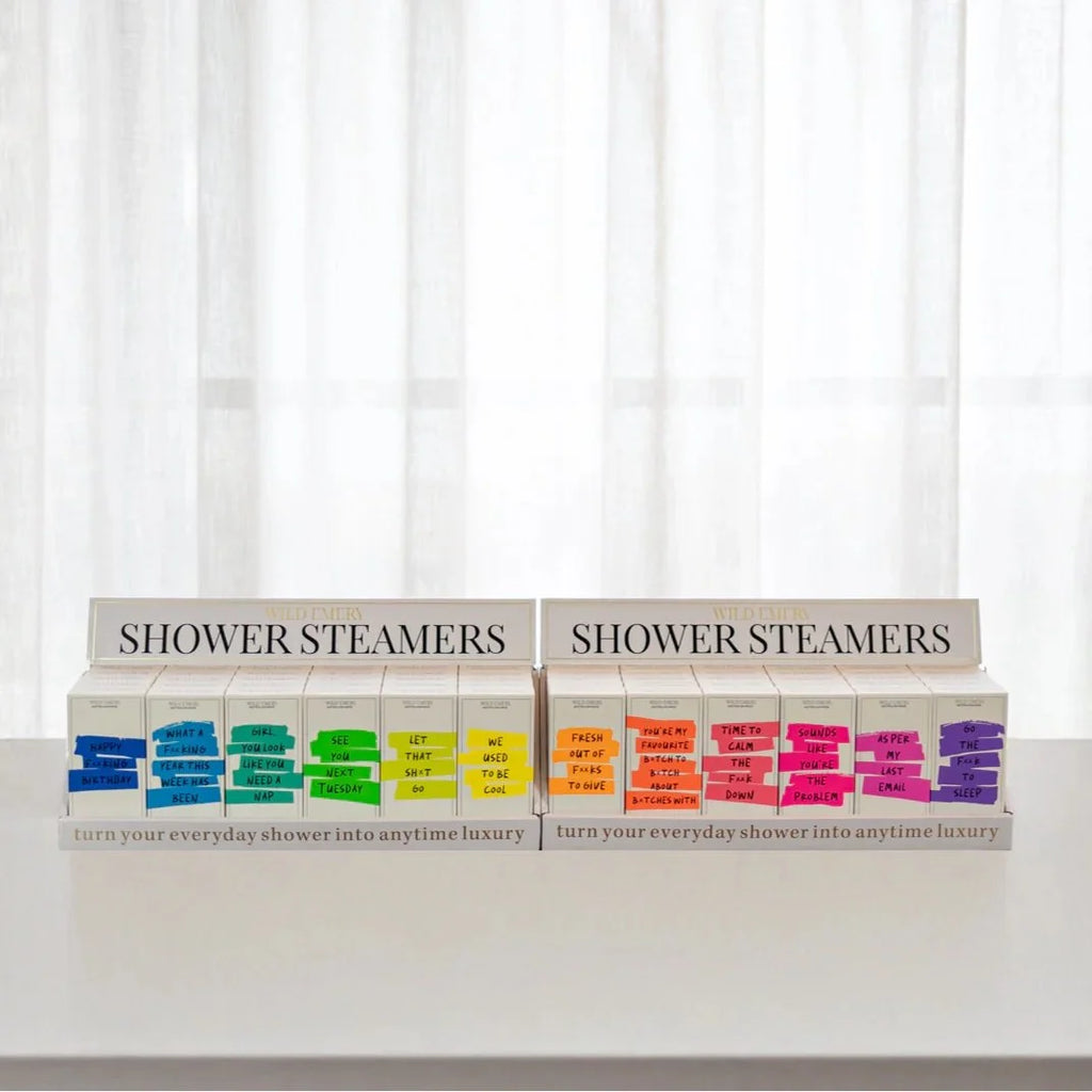 Wild Emery Cheeky Neon Shower Steamer Collection