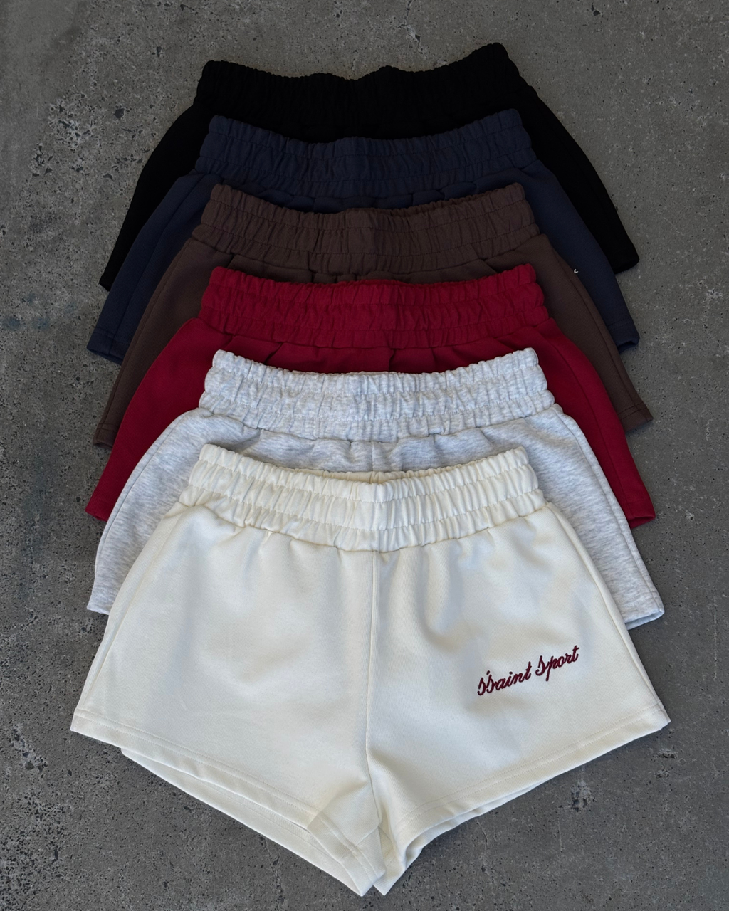 SŚAINT Sport Track Shorts - Butter