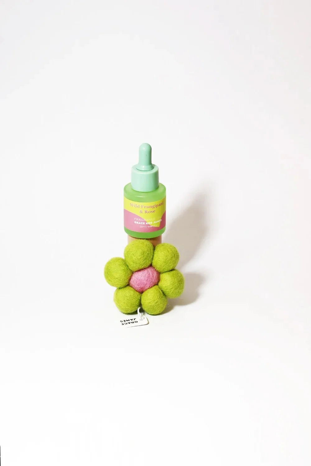 Grace and James Felt Flower Air Freshener