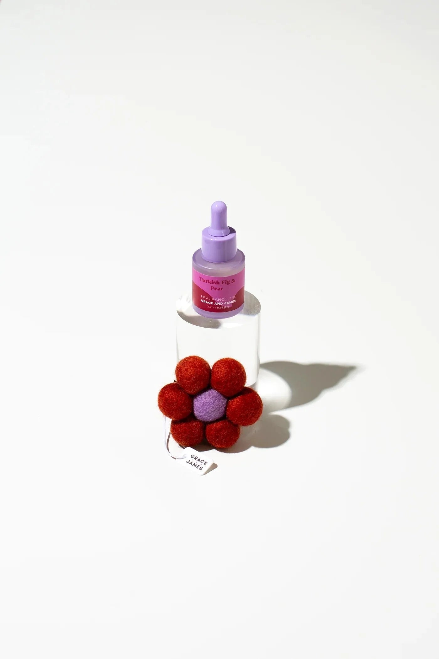 Grace and James Felt Flower Air Freshener
