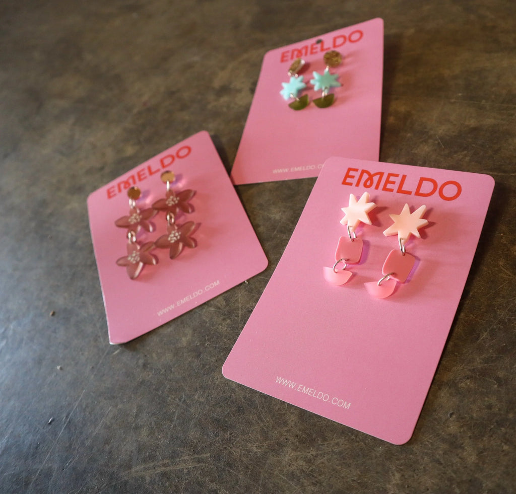 Emeldo – Colorful, Handcrafted Statement Earrings