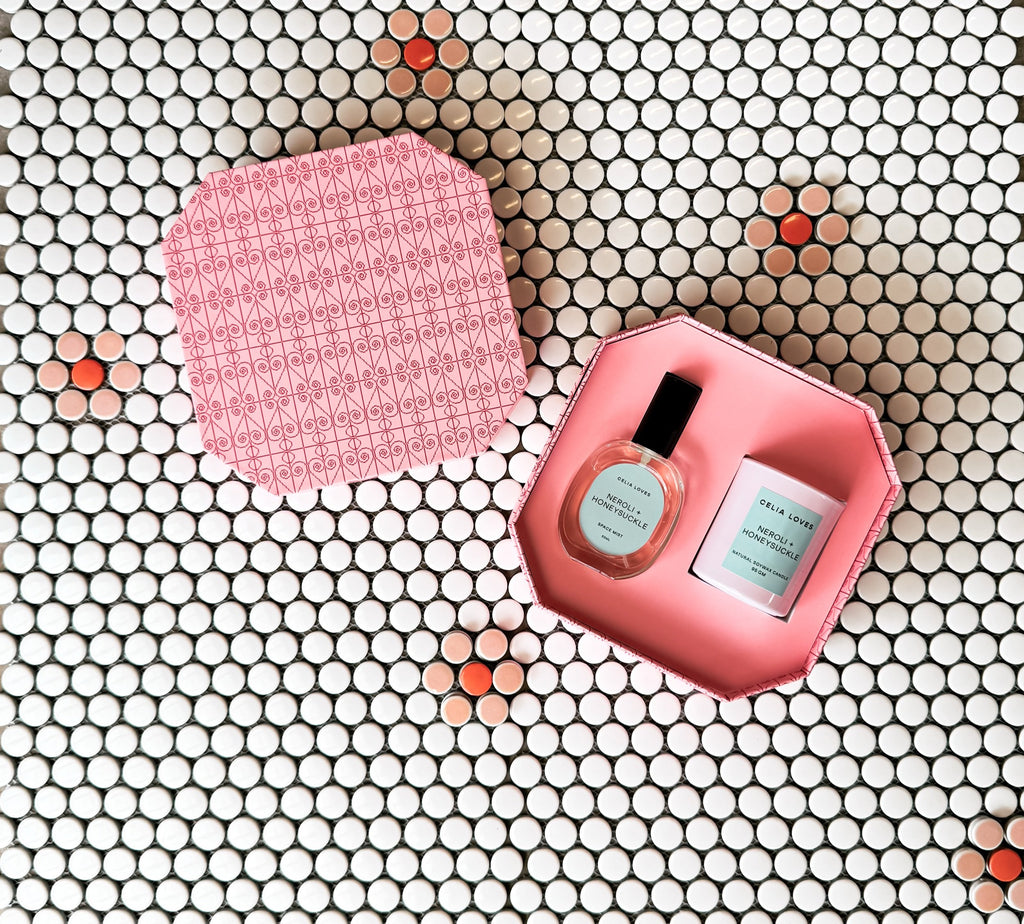 Celia Loves - Gift Boxed Candle & Room Spray Duo