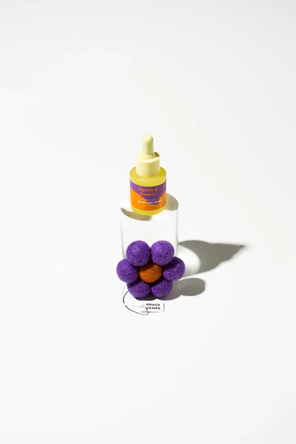 Grace and James Felt Flower Air Freshener