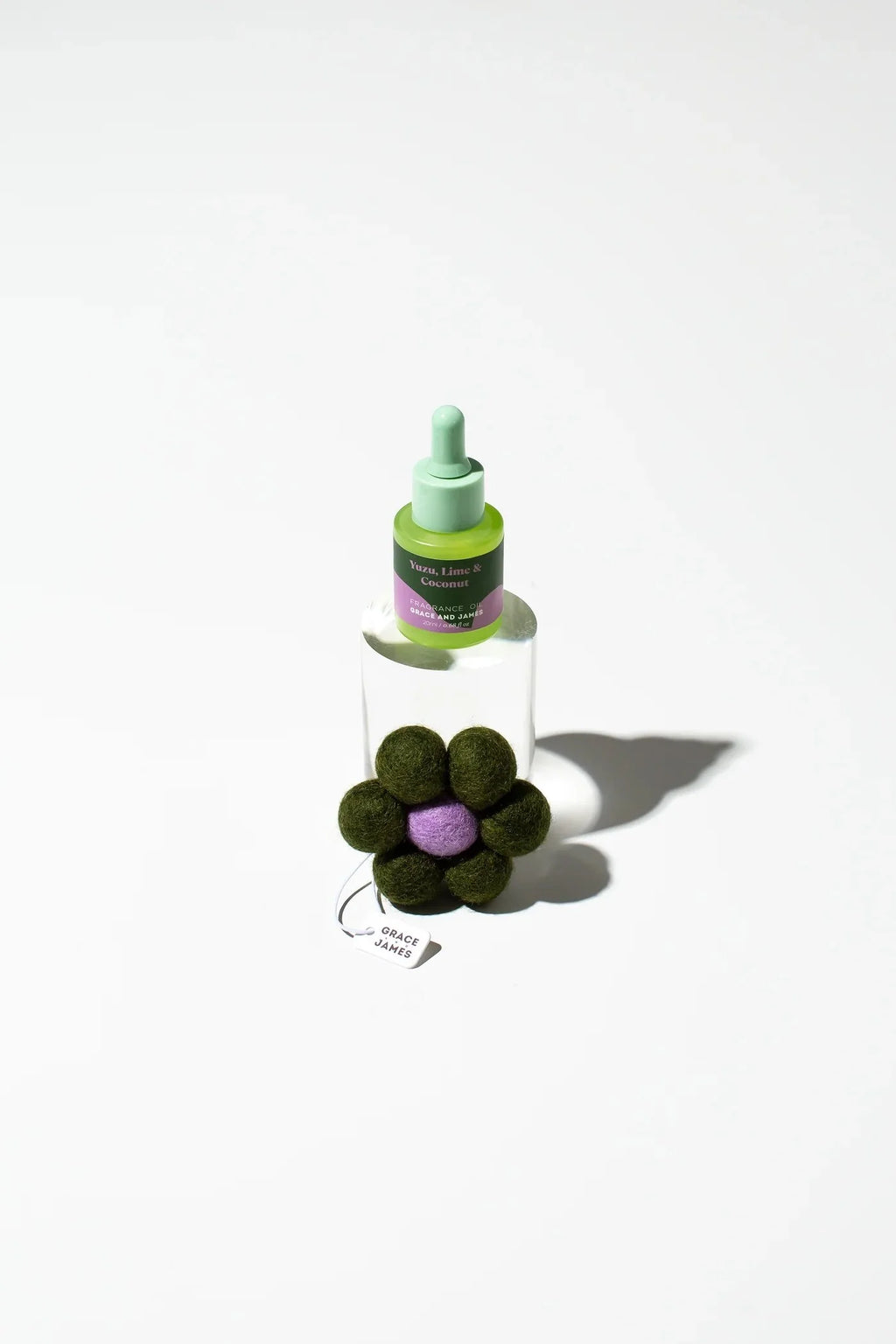 Grace and James Felt Flower Air Freshener