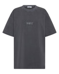 SŚAINT No Vacancy Tee - Charcoal Acid Wash