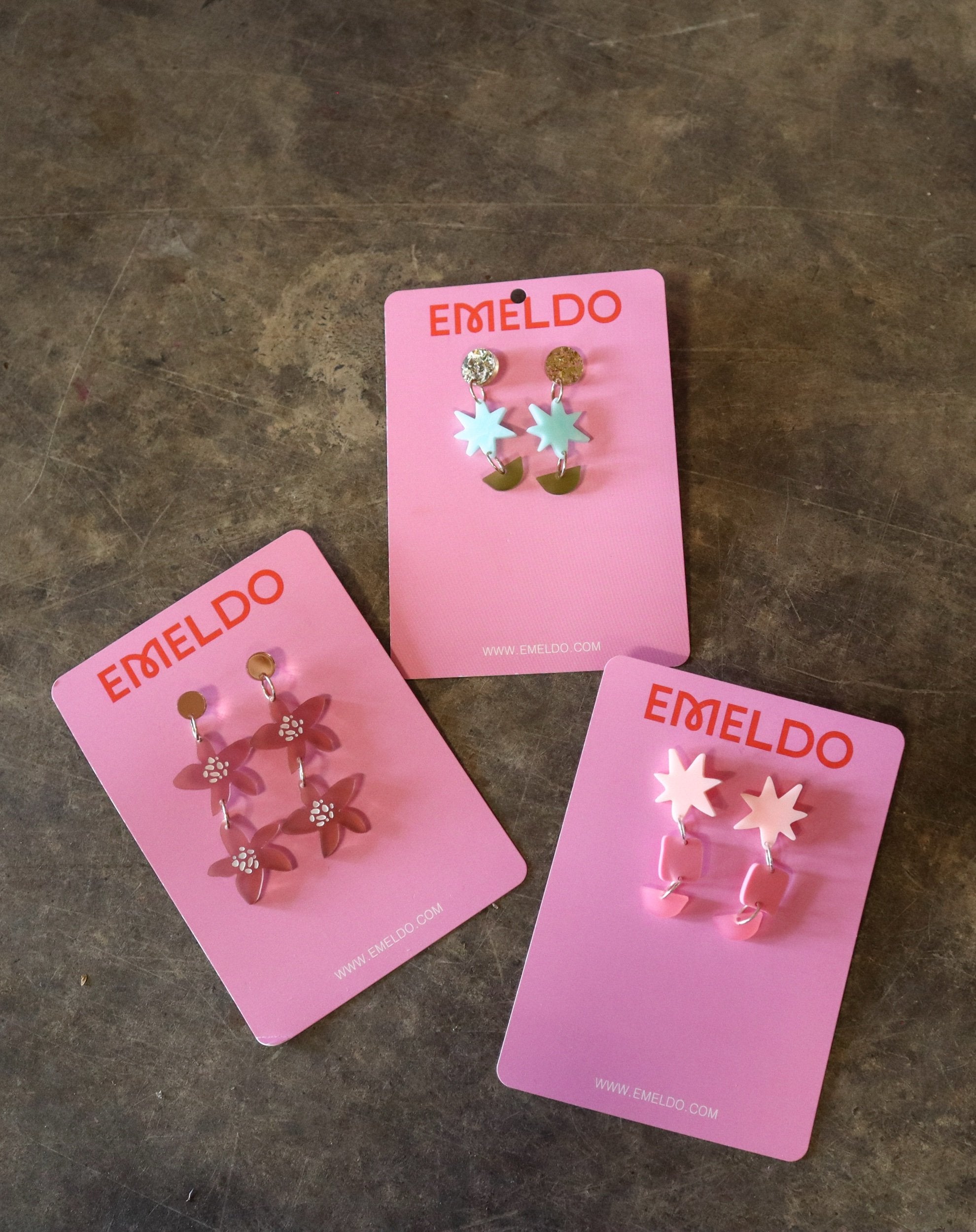 Emeldo – Colorful, Handcrafted Statement Earrings