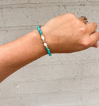 Pearl & Palms Stacker Bracelet Collection