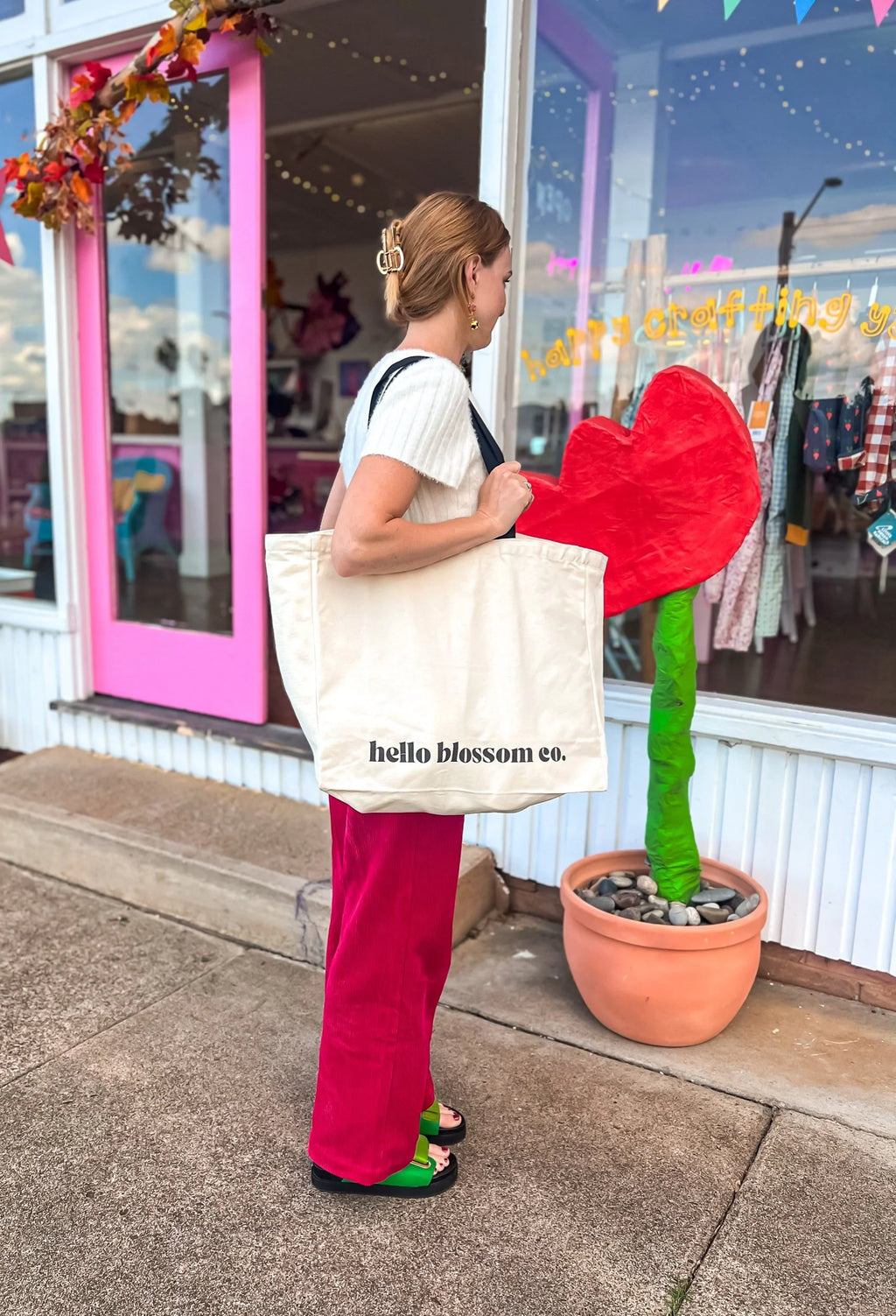 Hello Blossom co. Tote