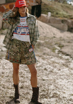 Camo Jersey Track Short