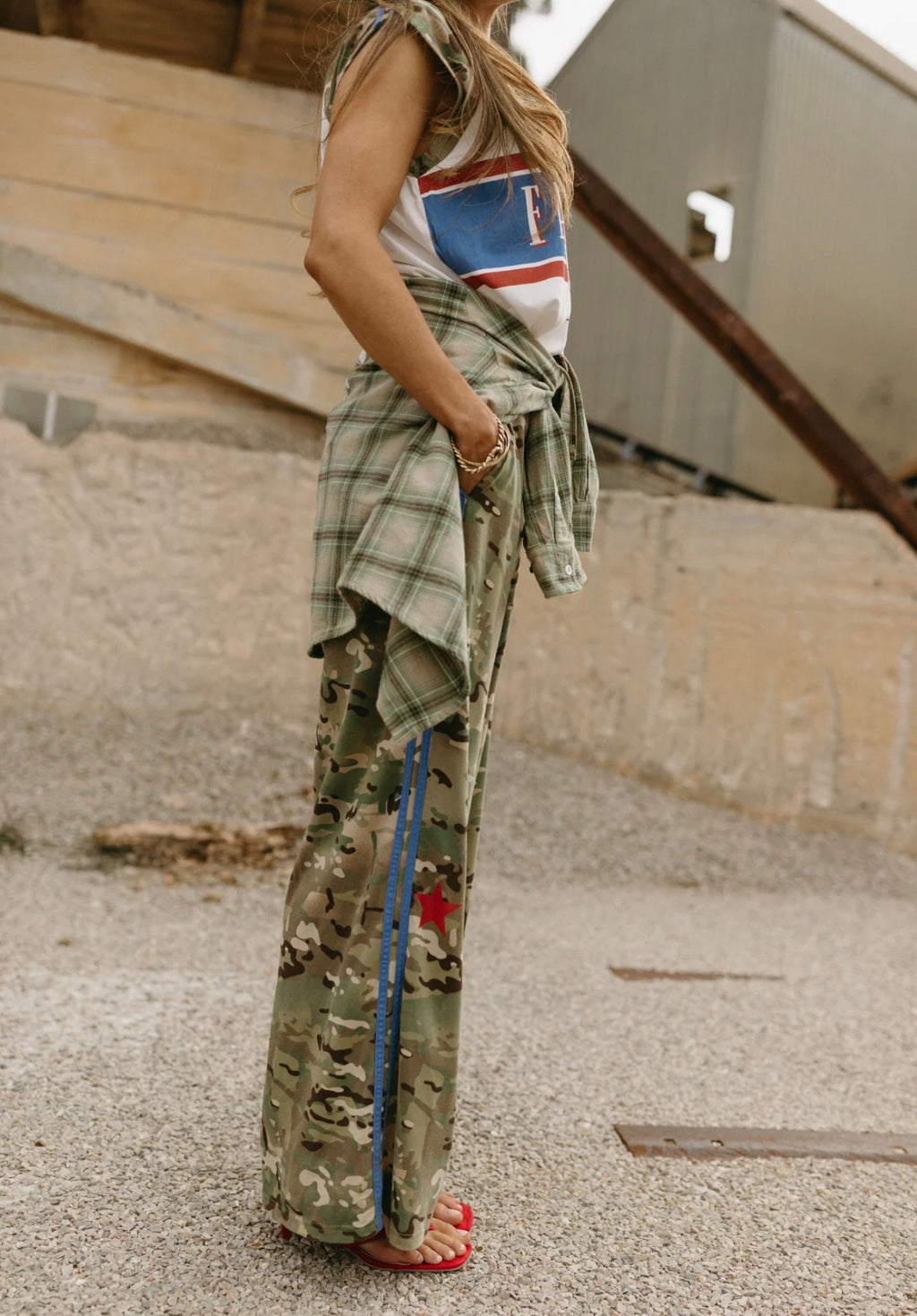 Camo Jersey Track Pant