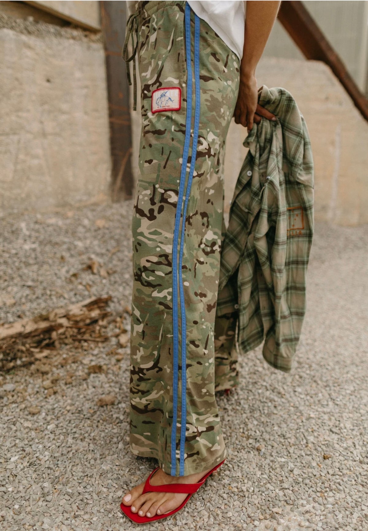 Camo Jersey Track Pant