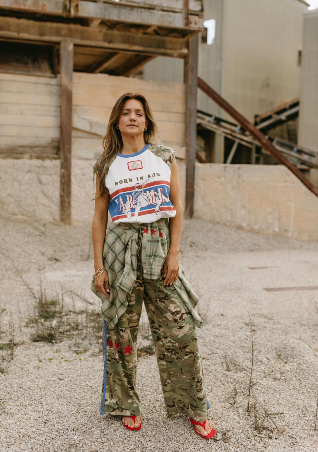 Camo Jersey Track Pant