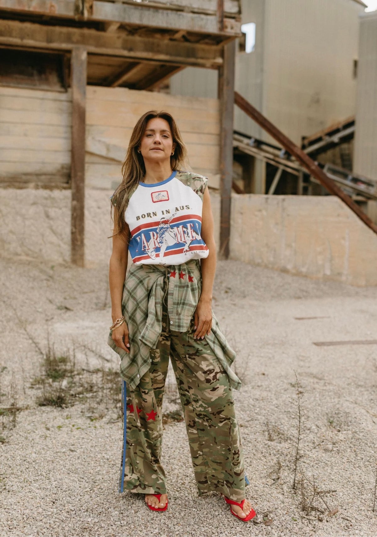 Camo Jersey Track Pant