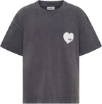SSAINT Kids Heart Tee Charcoal
