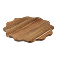 Brigid Scallop Edge Acacia Lazy Susan 40cm Natural Timber