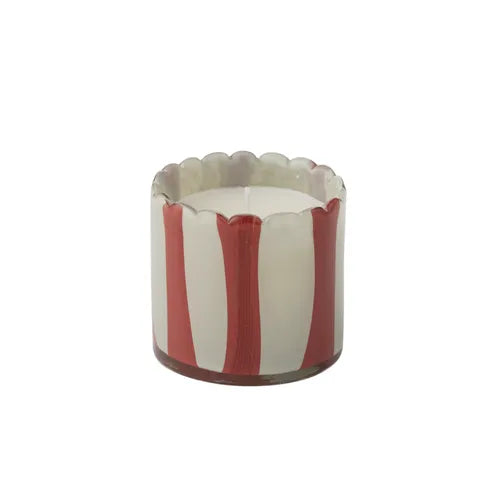 Billie Glass Candle 8x8cm Mint/Russet