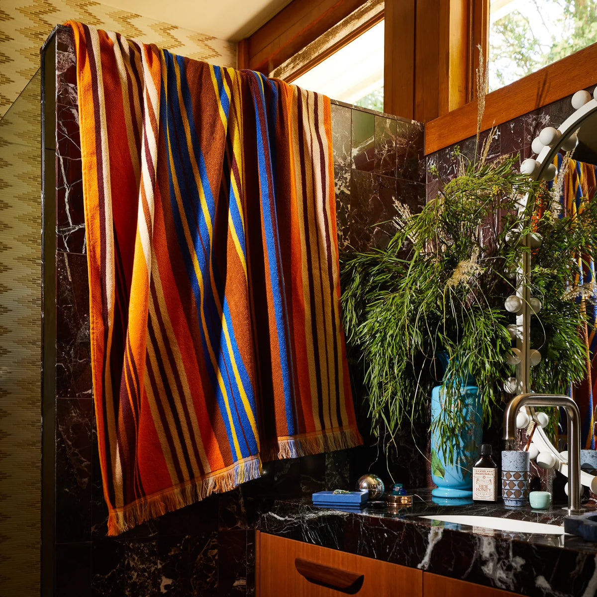 Nicolette Bath Sheet - Russet