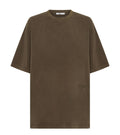 SŚAINT Boxy Tonal Panel Tee - Vintage Brown