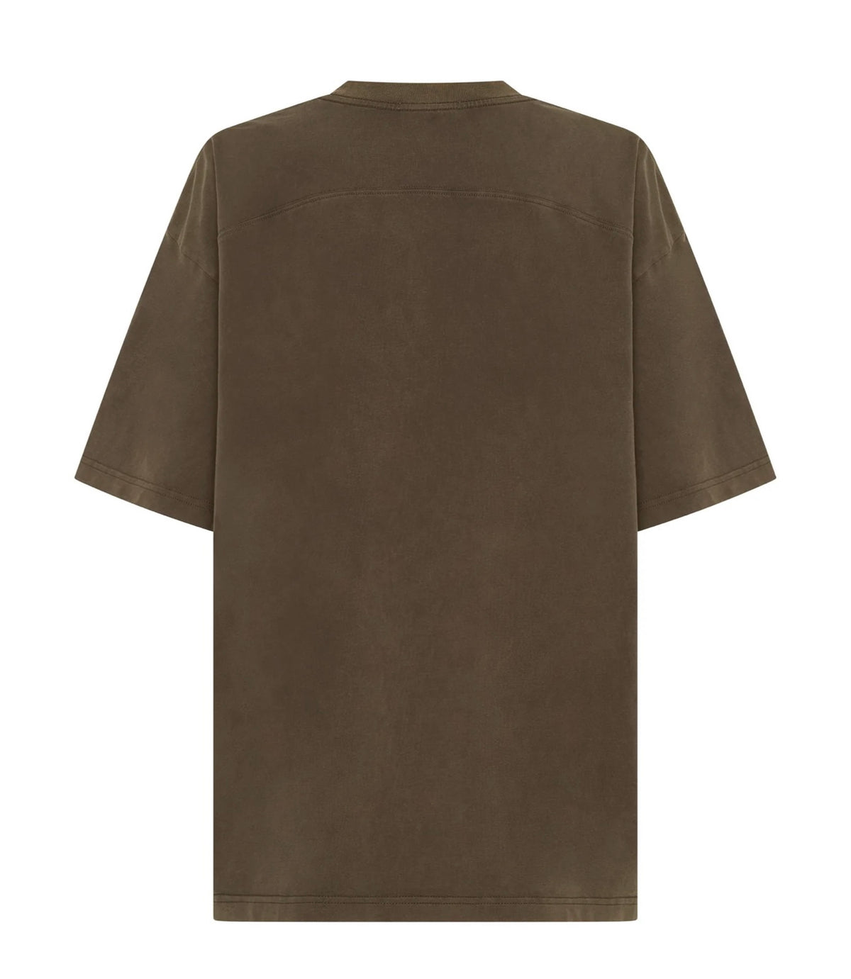 SŚAINT Boxy Tonal Panel Tee - Vintage Brown
