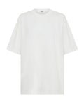 SŚAINT Boxy Tonal Panel Tee - Crisp White