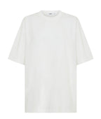 SŚAINT Boxy Tonal Panel Tee - Crisp White