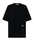 SŚAINT Boxy Tonal Panel Tee - Black