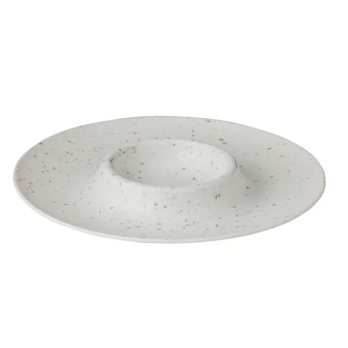 Tidal Terrazzo Melamine Chip & Dip 33cm