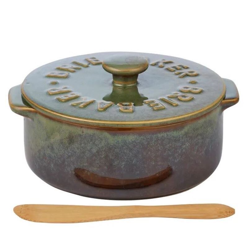 Loire Cer Brie Baker - Olive