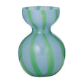 Bobbi Glass Vase 13x18cm Sky/Emerald