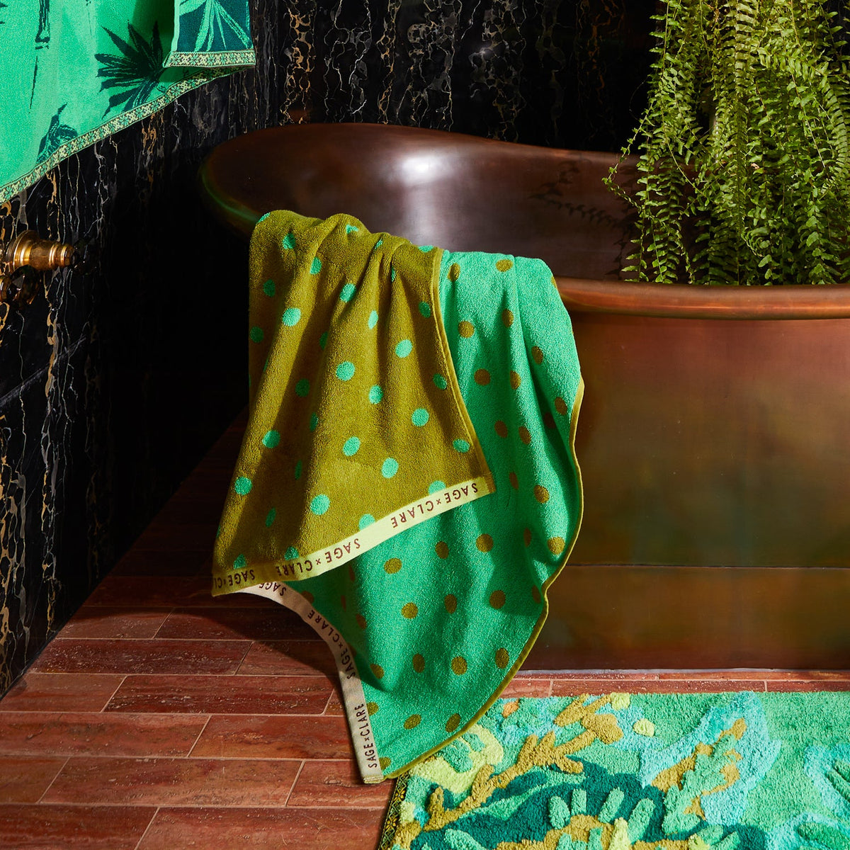 Paige Bath Sheet - Juniper