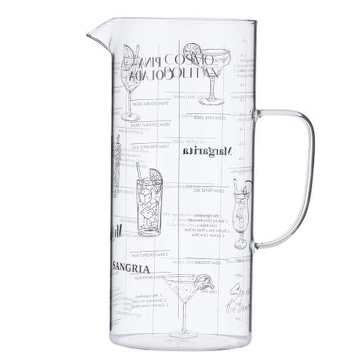 Assemble Make Me A Cocktail Glass Jug 11x25cm